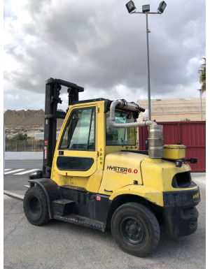 hyster, h6.0ft, carretilla elevadora, diésel, mecanocar, usadas, de segunda mano, alquiler, murcia, 3580